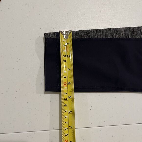 Athleta Colorblock Shine Revelation Capri Navy SIZE XS - Picture 8 of 10